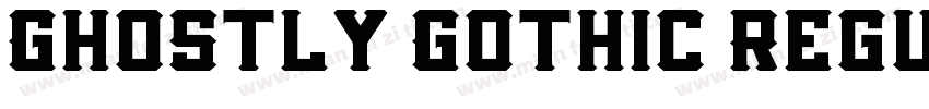 Ghostly Gothic Regul字体转换
